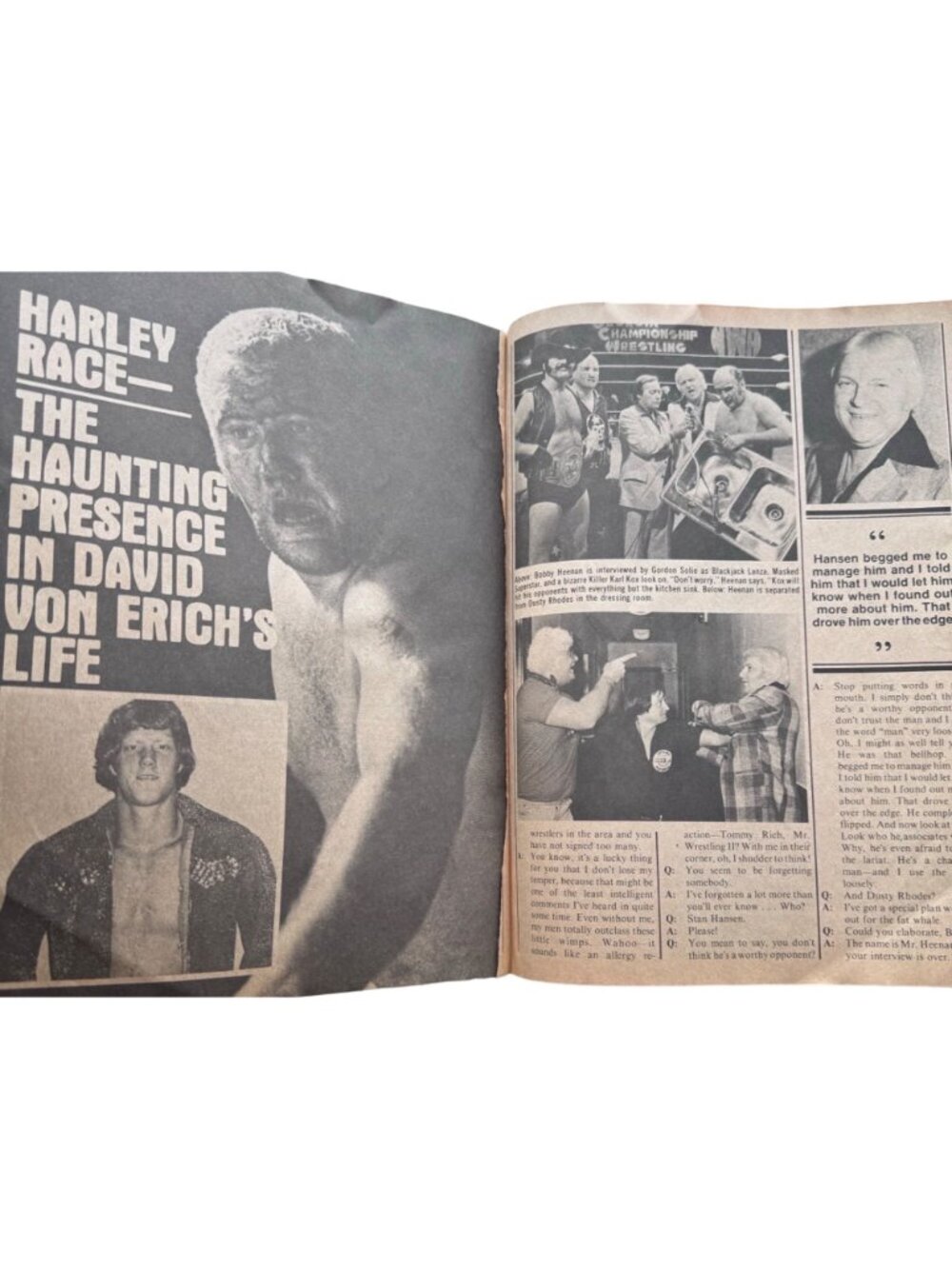 Inside Wrestling Victory Sports Putski Backlund Heenan Snuka Patera Nov 1979 WWF - Picture 8 of 12